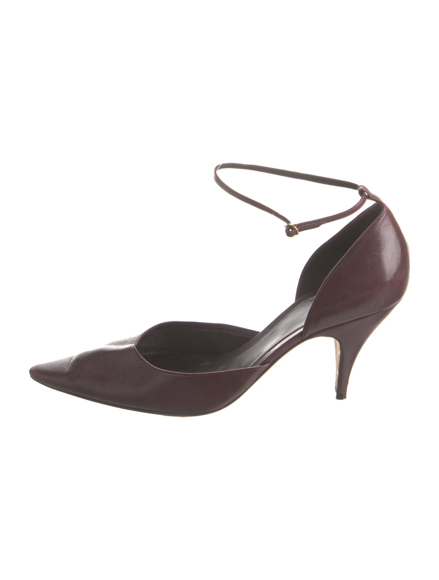 The Row Leather D'Orsay Pumps