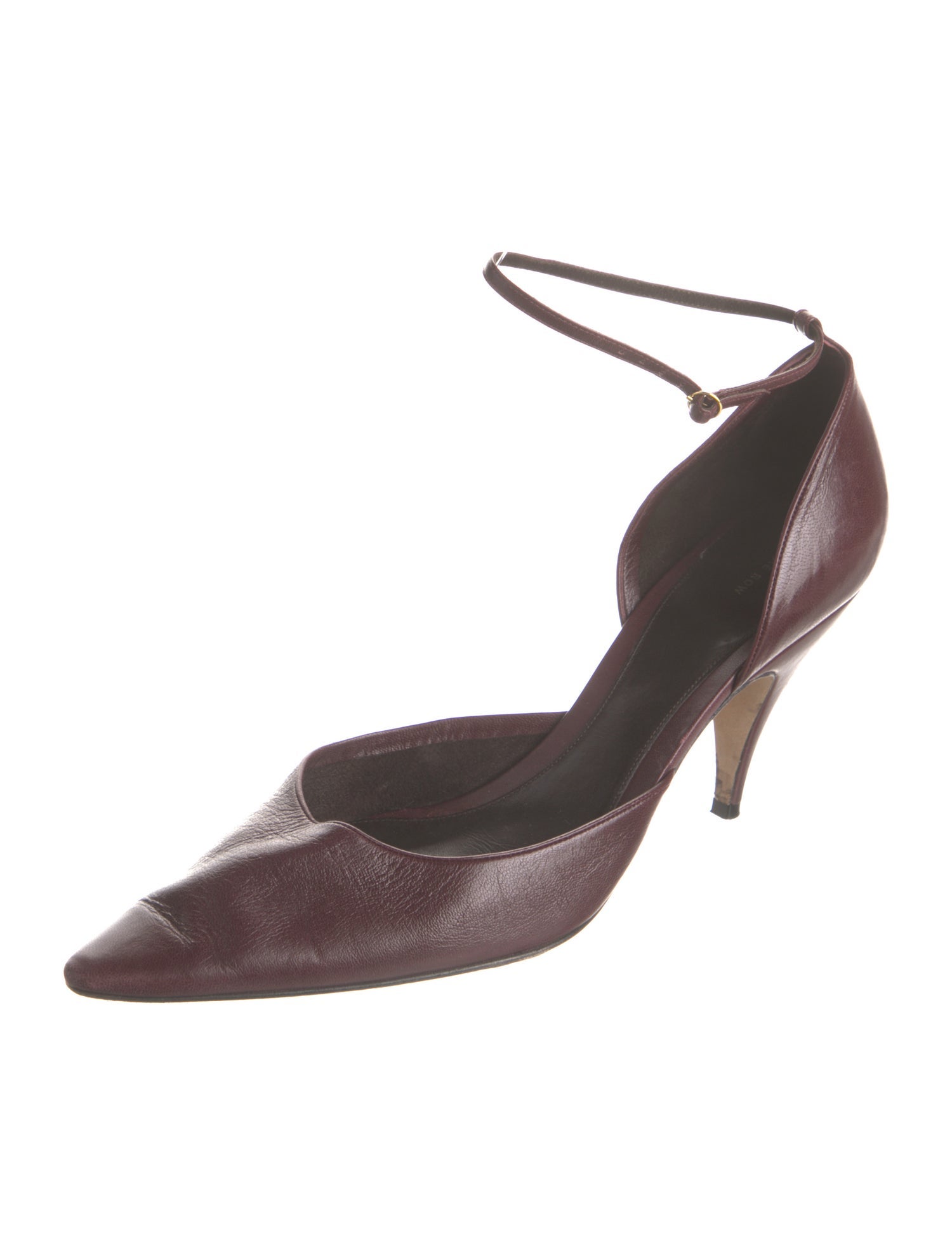The Row Leather D'Orsay Pumps