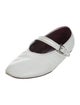 The Row Ava Leather Mary Jane Flats