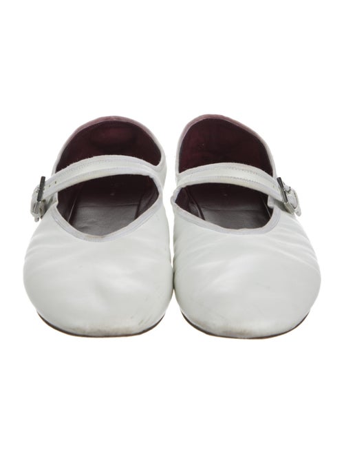 The Row Ava Leather Mary Jane Flats