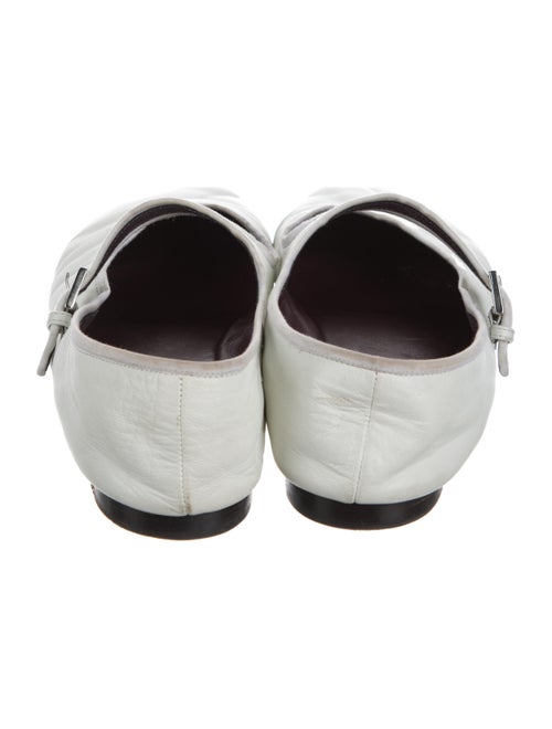 The Row Ava Leather Mary Jane Flats