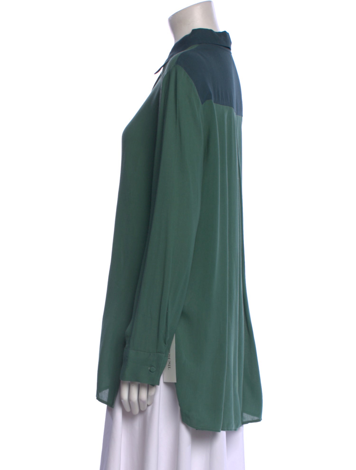 The Row Long Sleeve Button-Up Top