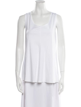 The Row Scoop Neck Sleeveless Top