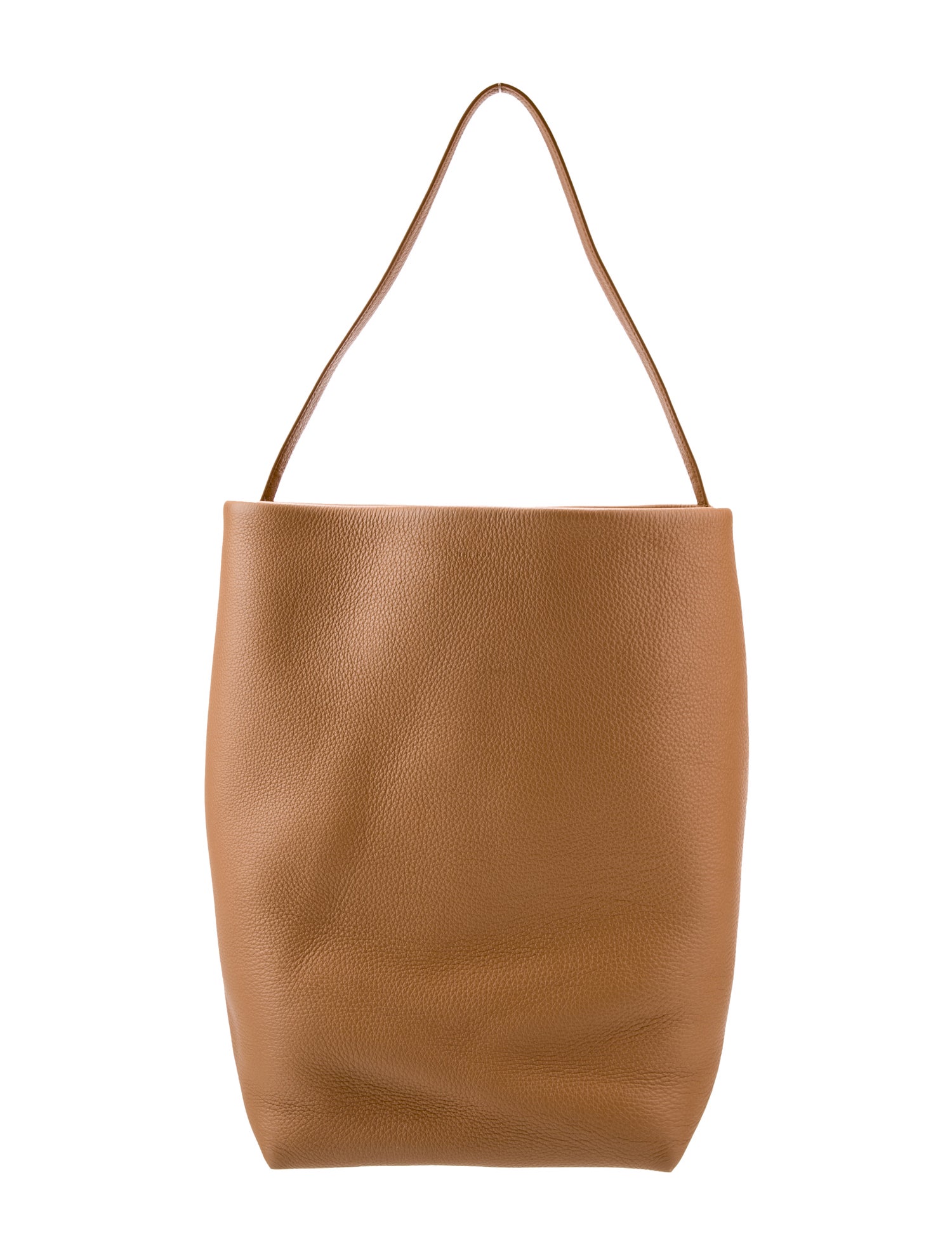 The Row Leather N/S Park Tote Large