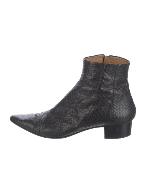 The Row Snakeskin Boots