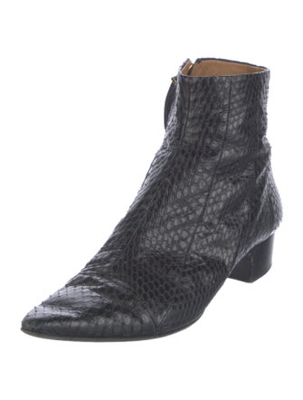 The Row Snakeskin Boots