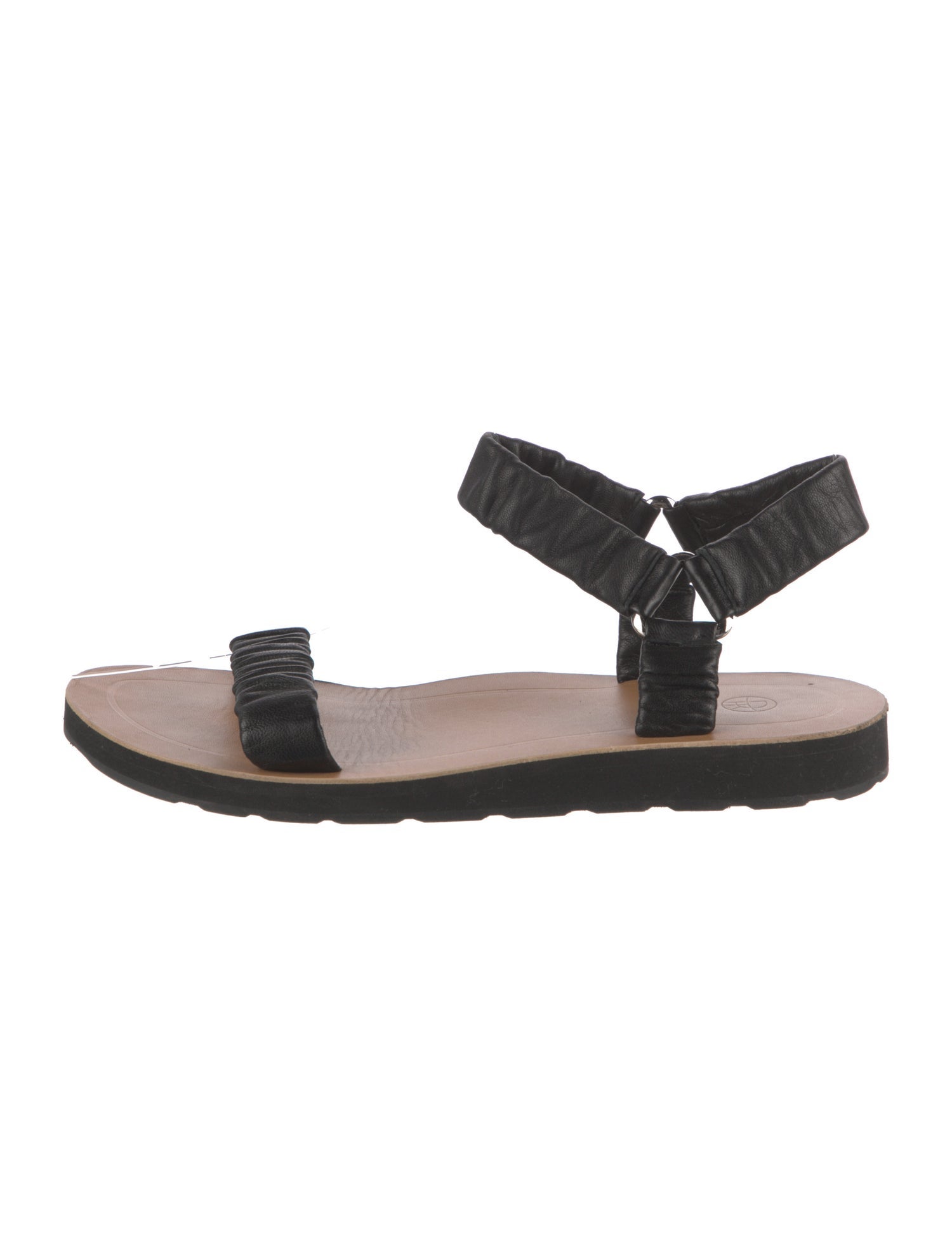 The Row Egon Leather Slingback Sandals
