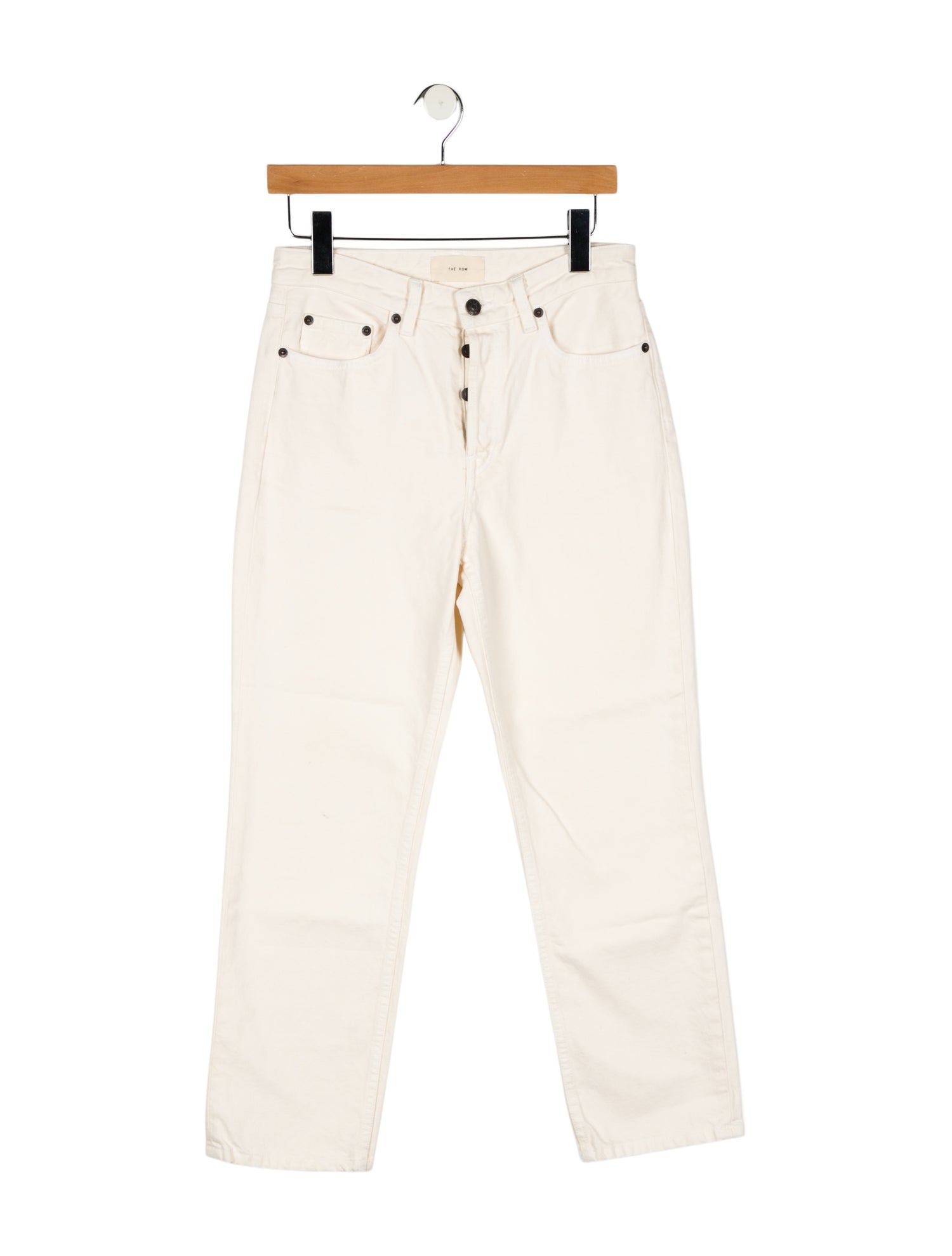 The Row High-Rise Straight Leg Jeans