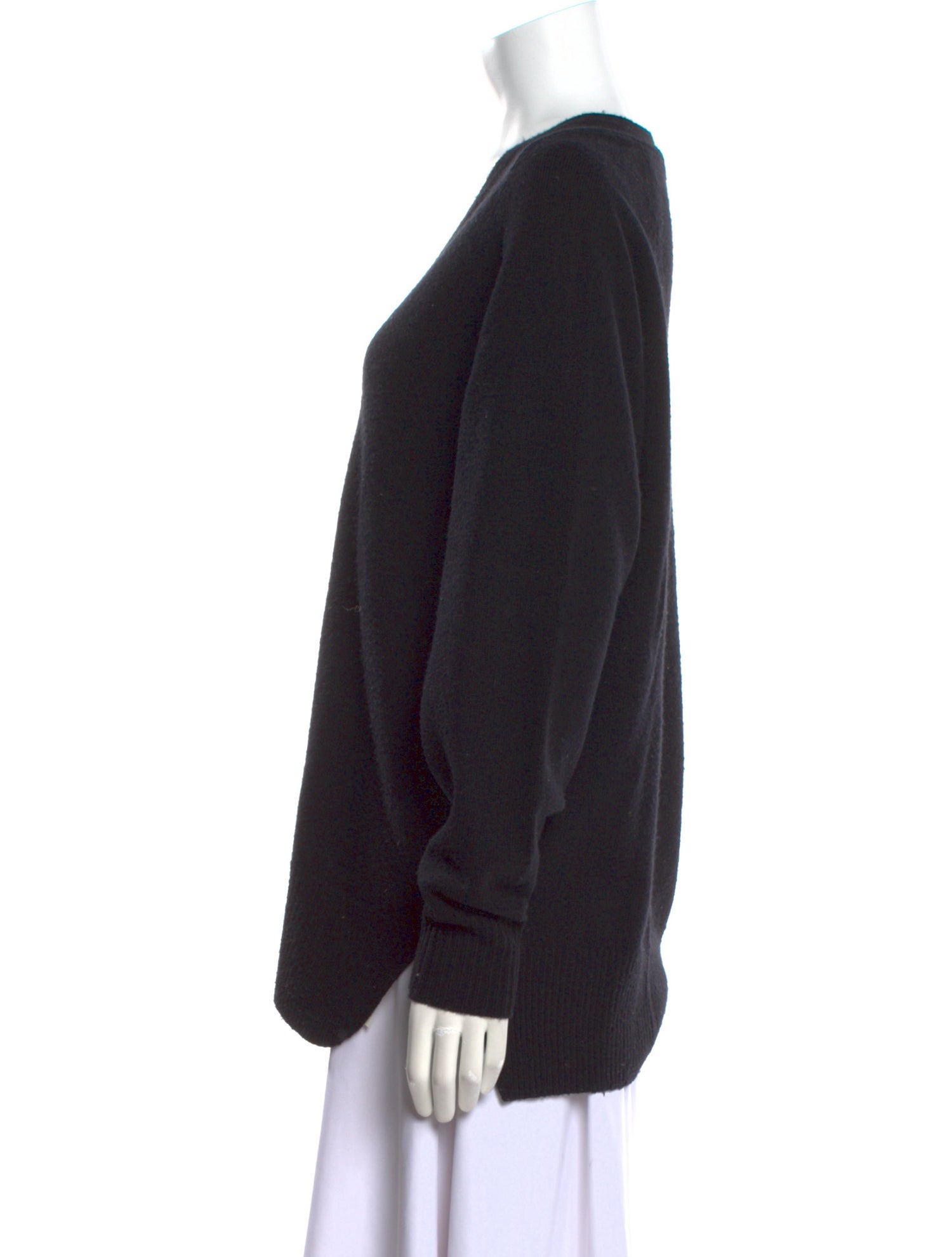 The Row V-Neck Wool Sweater