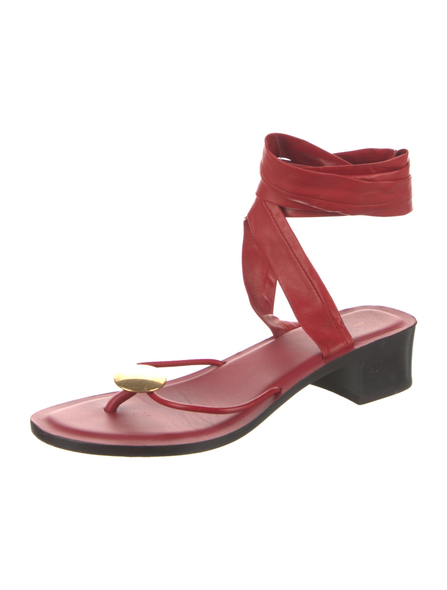 The Row Band Lambskin Sandals