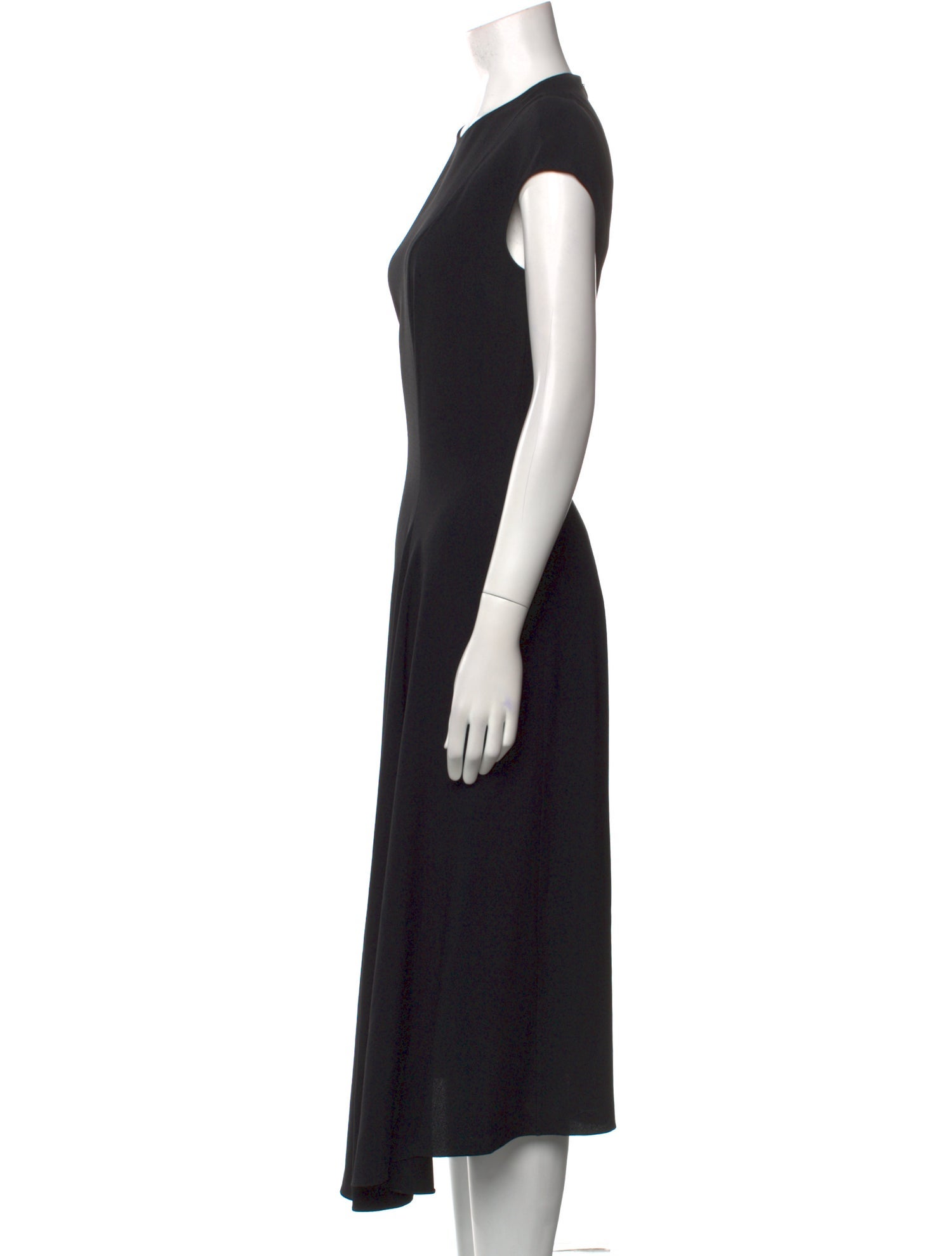 The Row Crew Neck Midi Length Dress