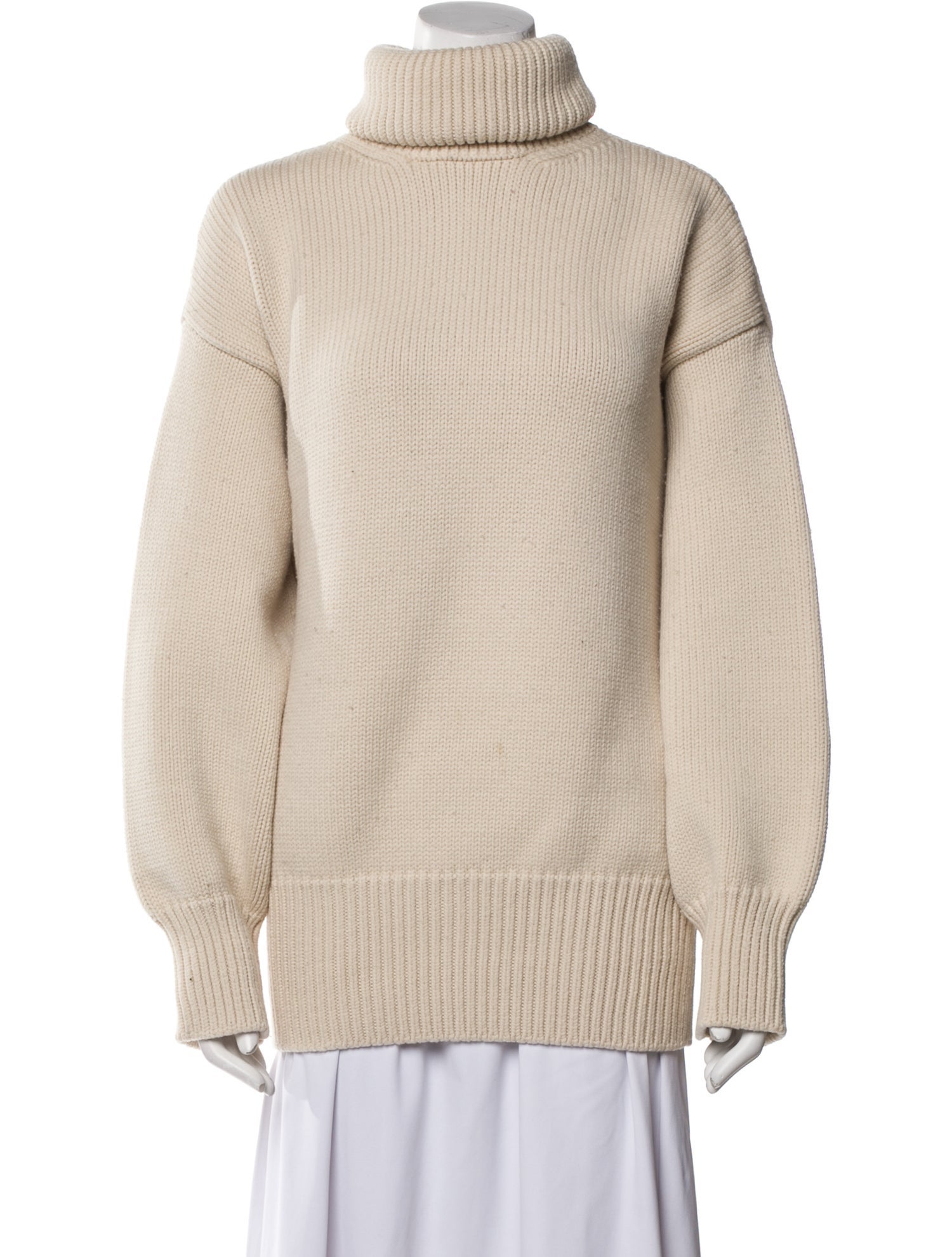The Row Merino Wool Turtleneck Sweater