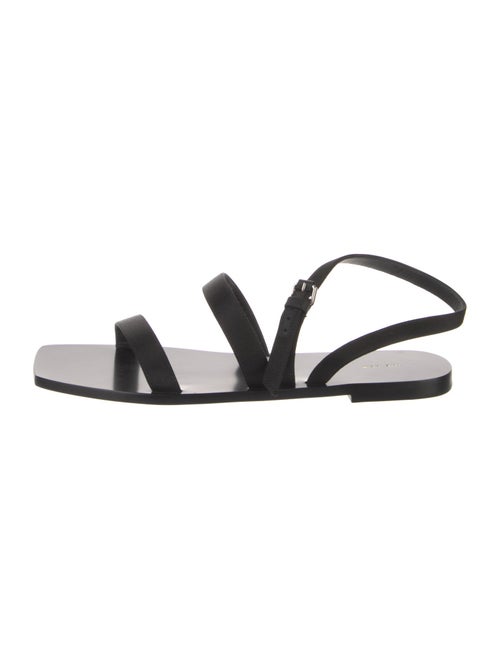 The Row Satin Slingback Sandals