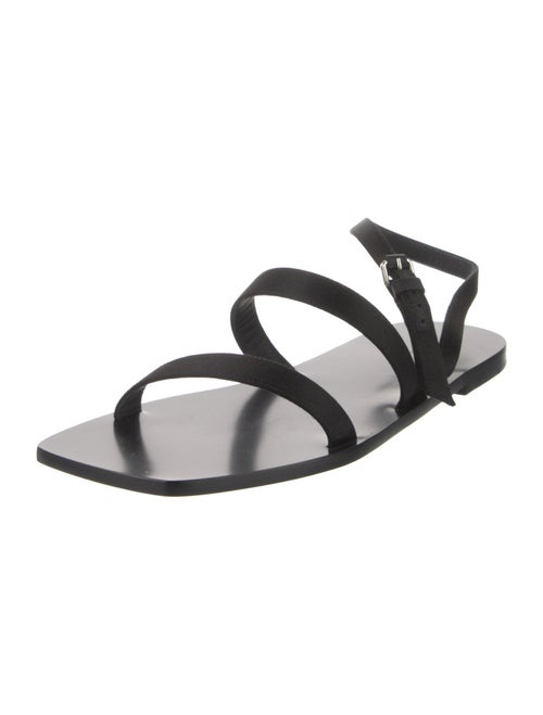 The Row Satin Slingback Sandals