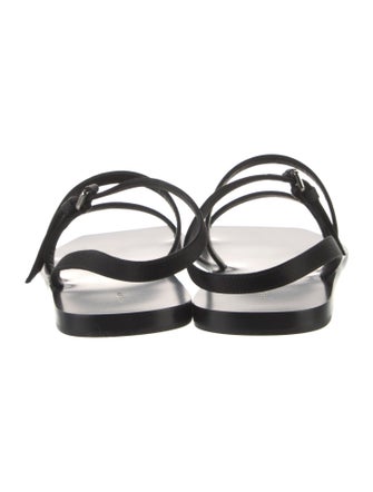 The Row Satin Slingback Sandals