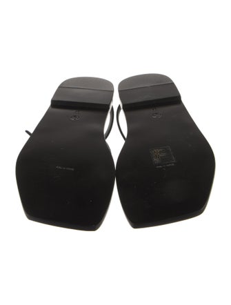 The Row Satin Slingback Sandals