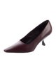 The Row Leather Pumps