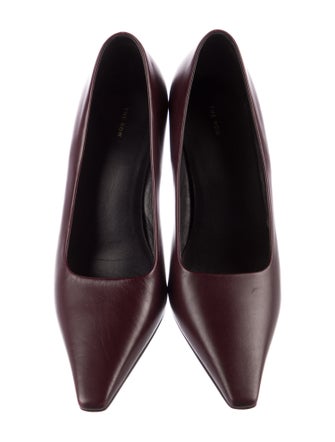 The Row Leather Pumps