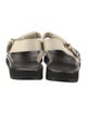 The Row Leather Slides