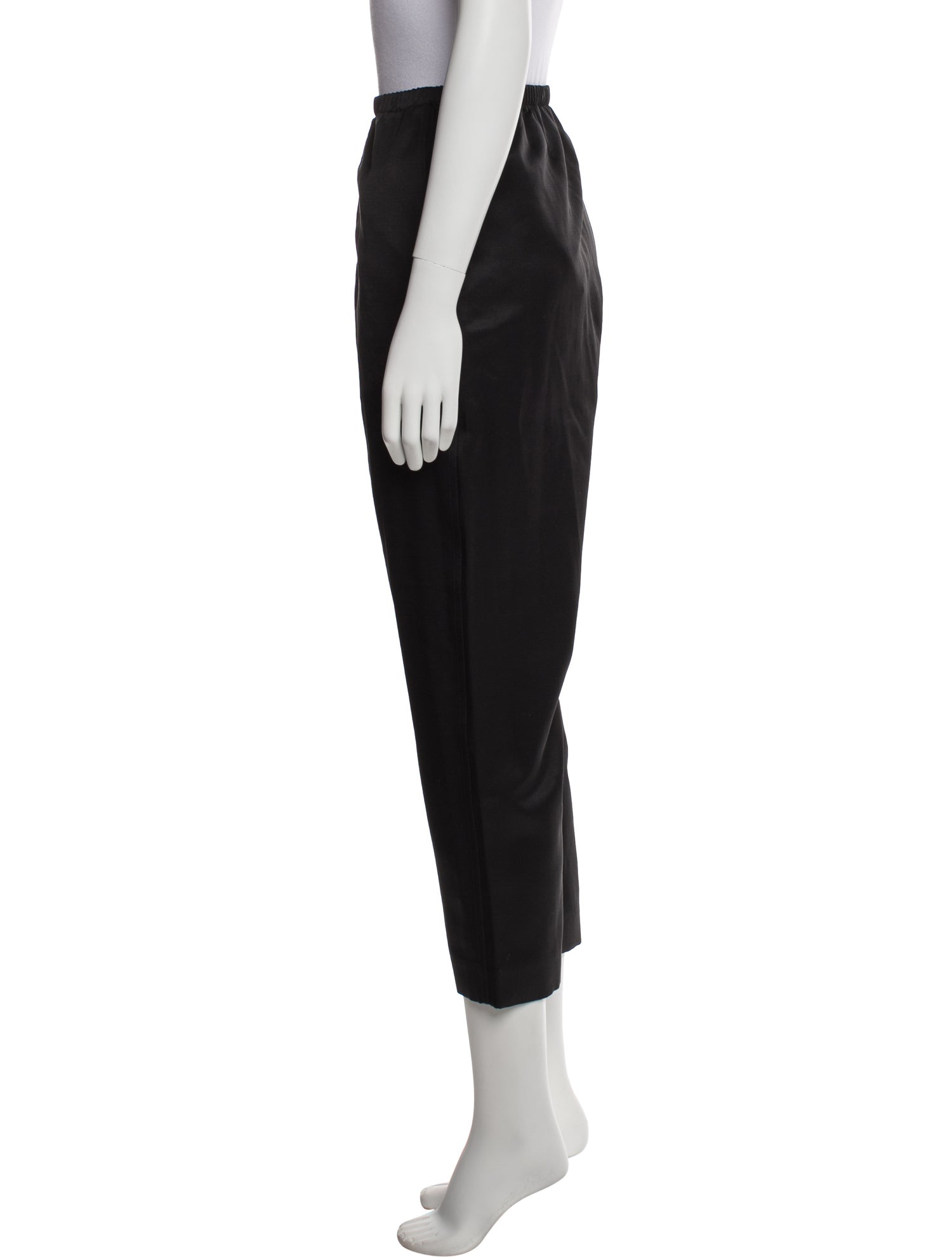 The Row Silk Straight Leg Pants