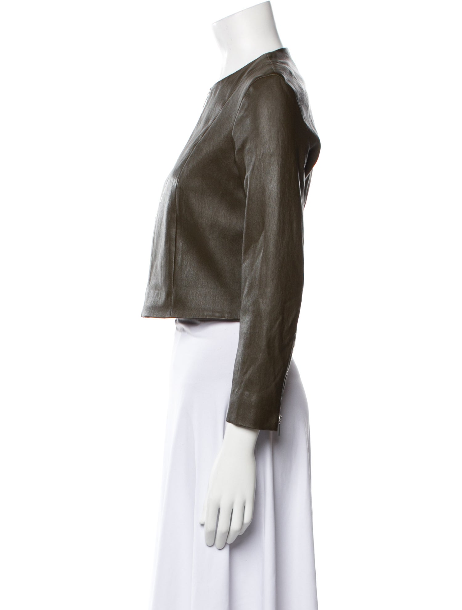 The Row Leather Biker Jacket