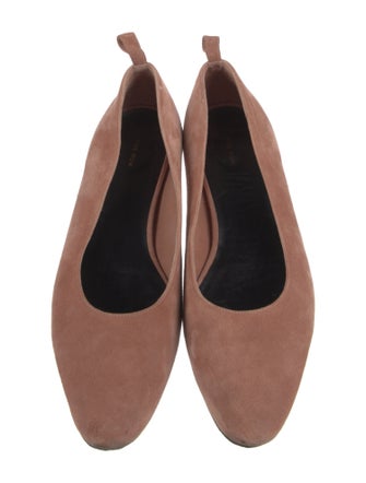 The Row Lady D Suede Flats