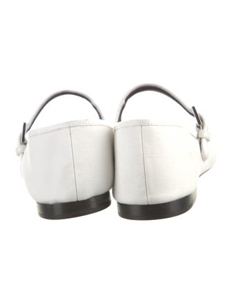 The Row Boheme Canvas Mary Jane Flats