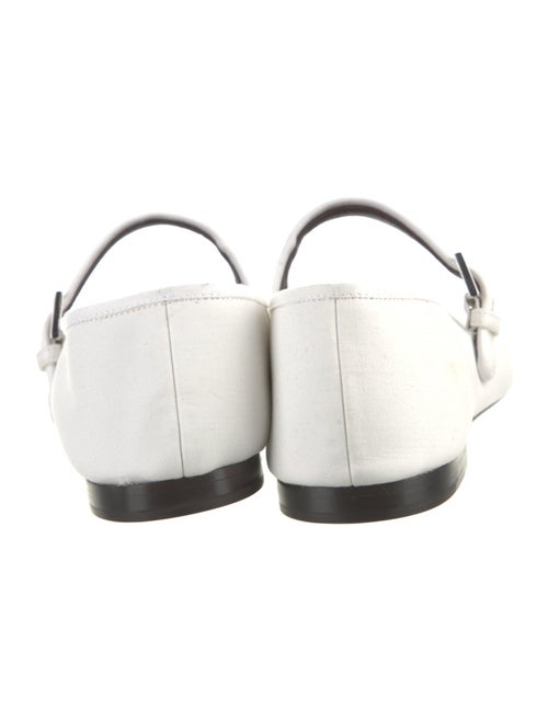 The Row Boheme Canvas Mary Jane Flats