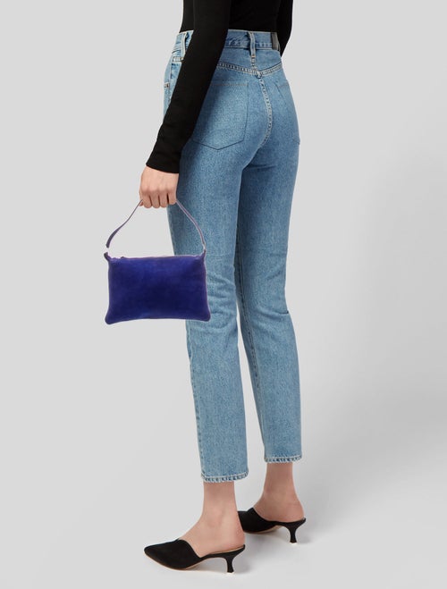 The Row Suede Suede Top Handle Bag Small