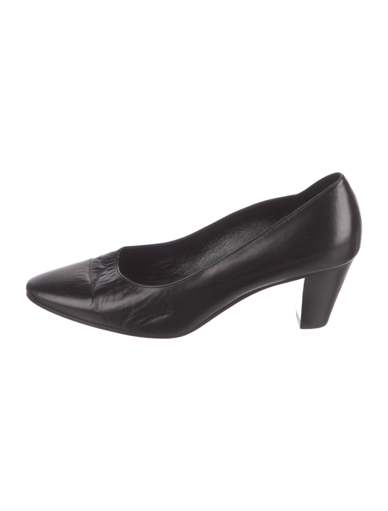 The Row Charlotte Leather Pumps