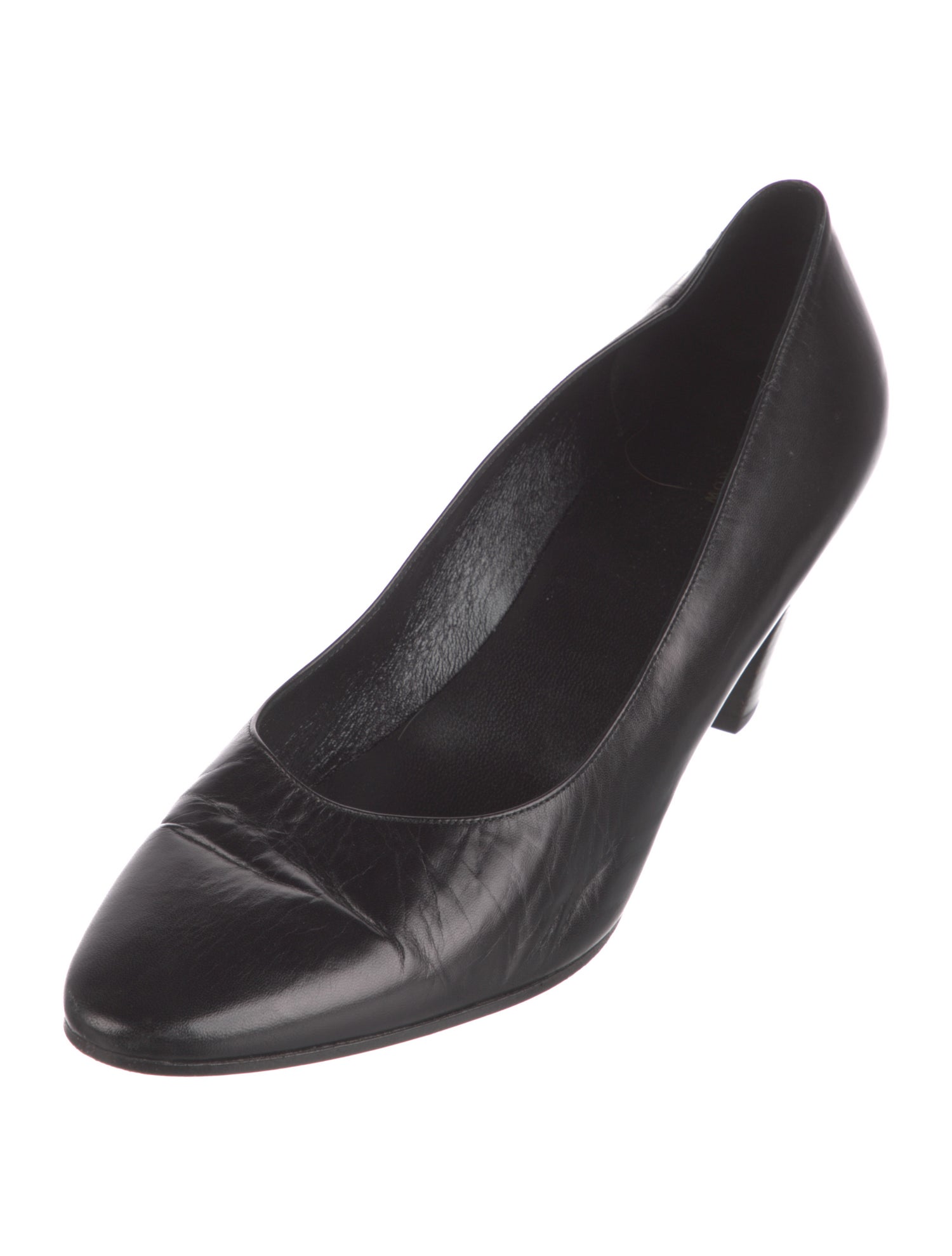 The Row Charlotte Leather Pumps