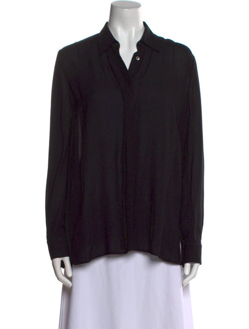 The Row Long Sleeve Button-Up Top