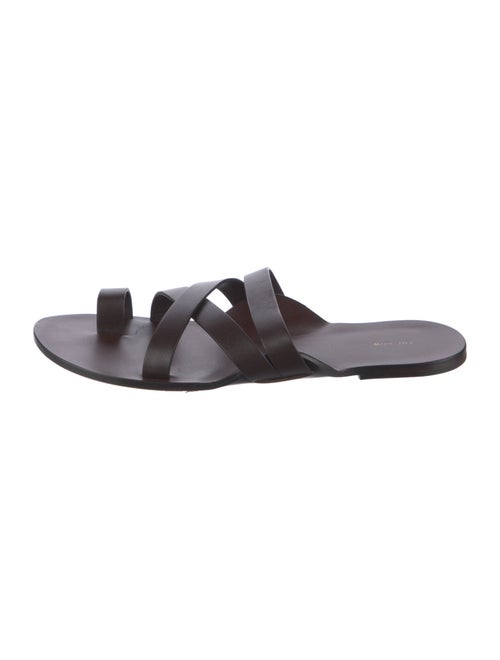 The Row Kris Leather Slides