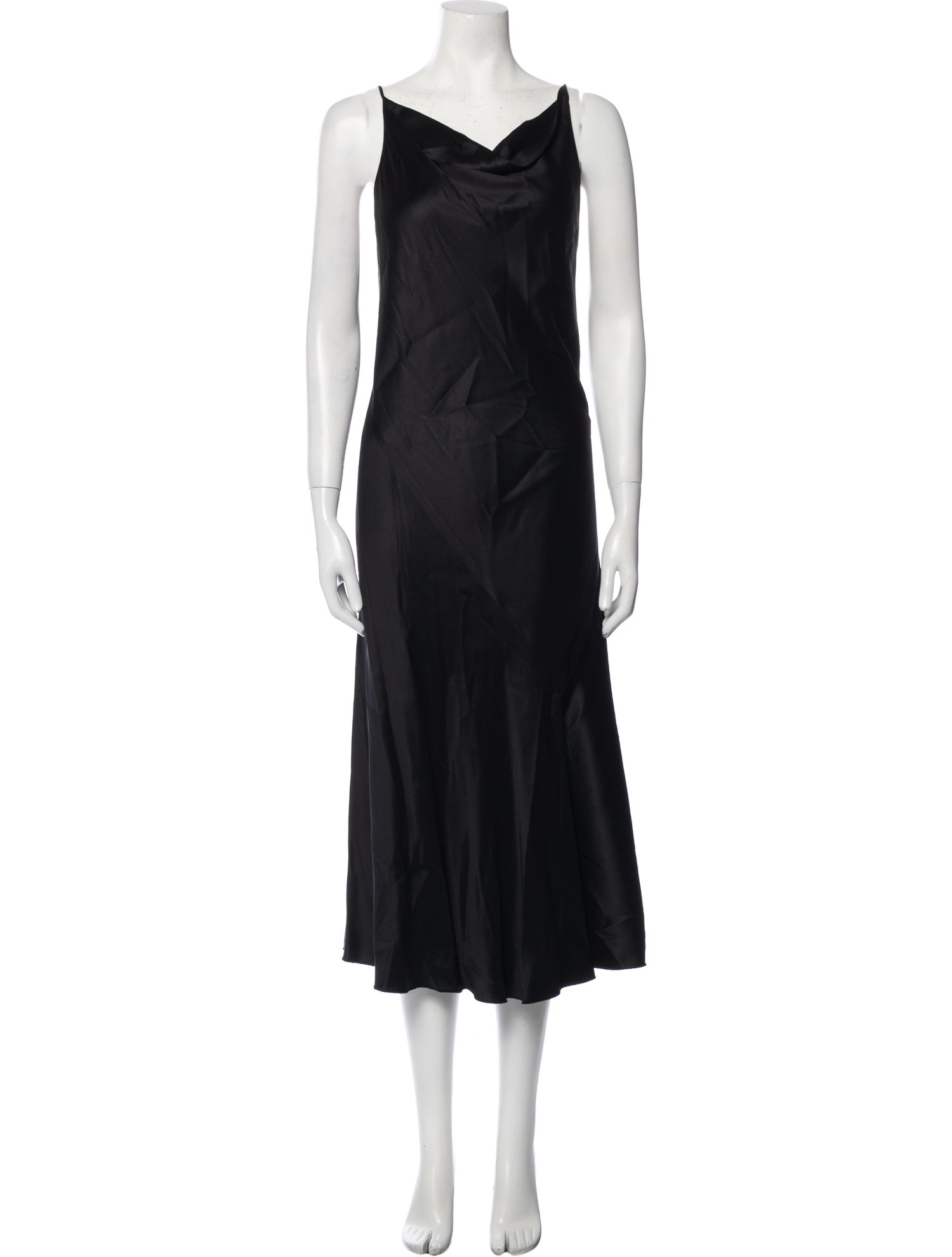 The Row Cowl Neck Midi Length Dress