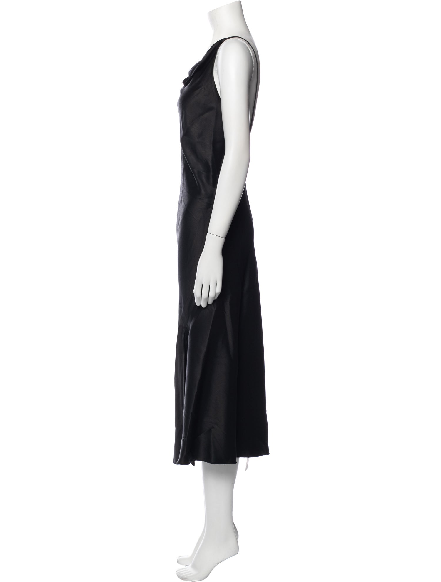 The Row Cowl Neck Midi Length Dress