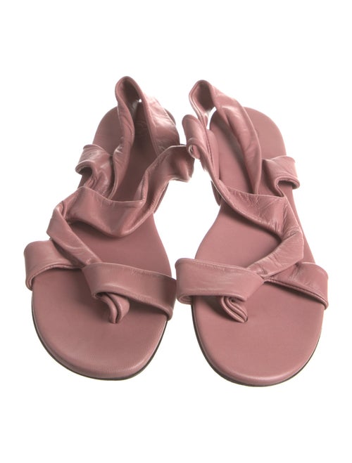 The Row Giada Lambskin Slides