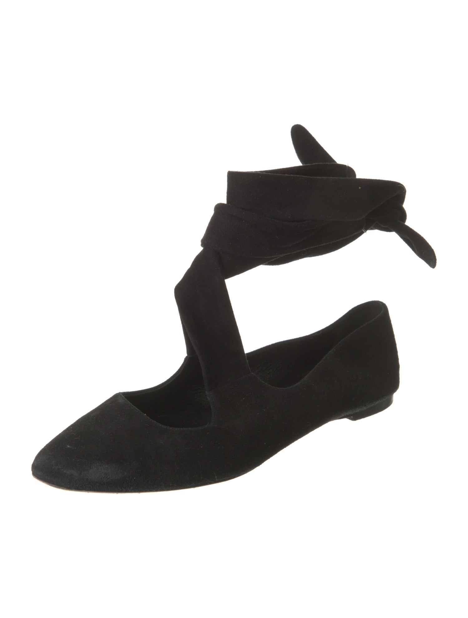 The Row Elodie Suede Flats