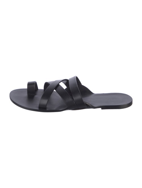 The Row Kris Leather Slides
