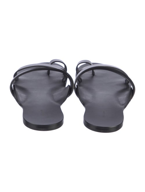 The Row Kris Leather Slides