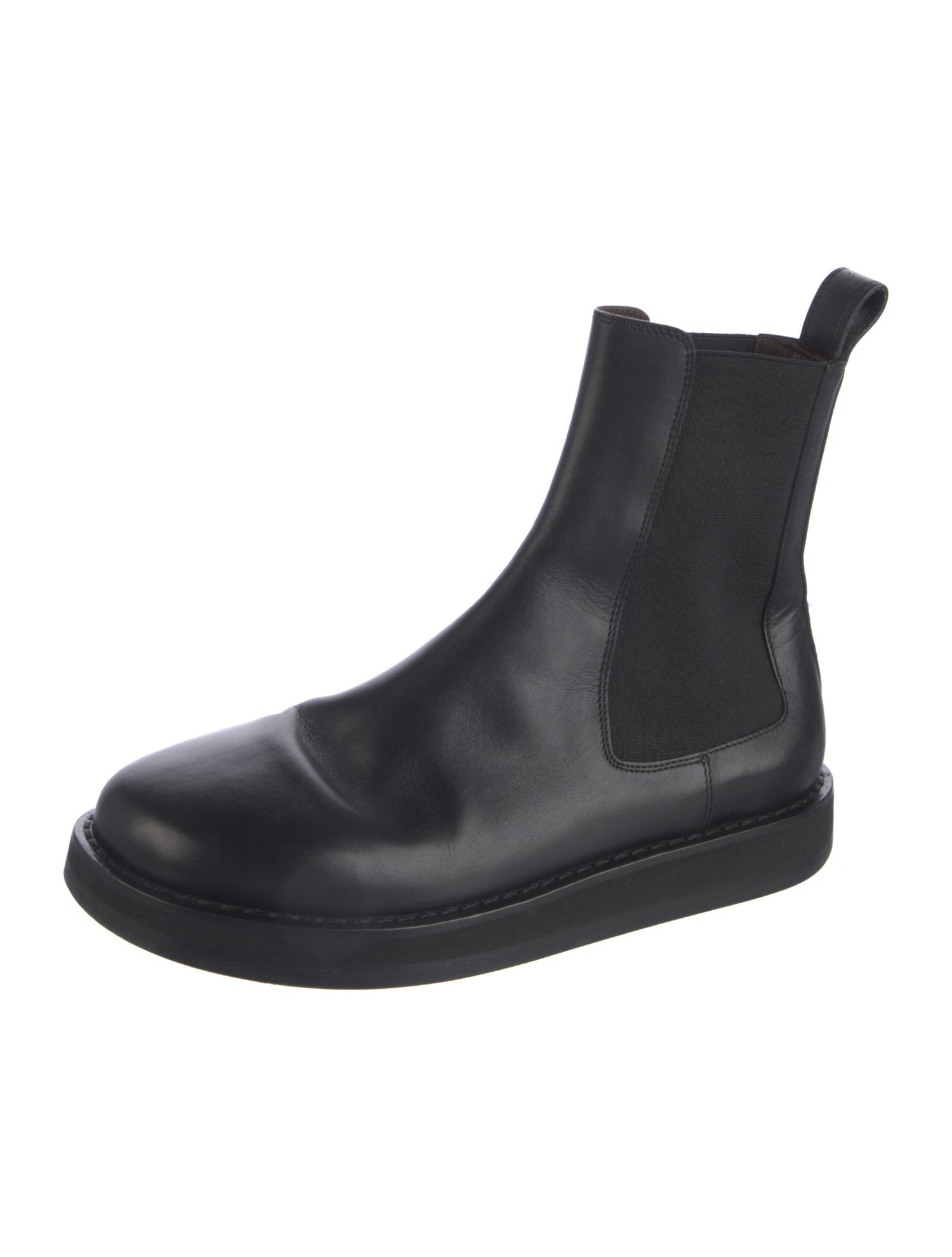 The Row Leather Chelsea Boots