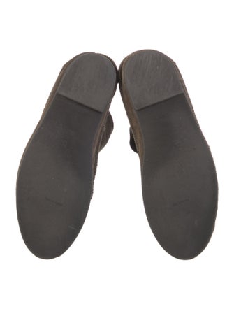 The Row Tyler Suede Lace-Up Boots