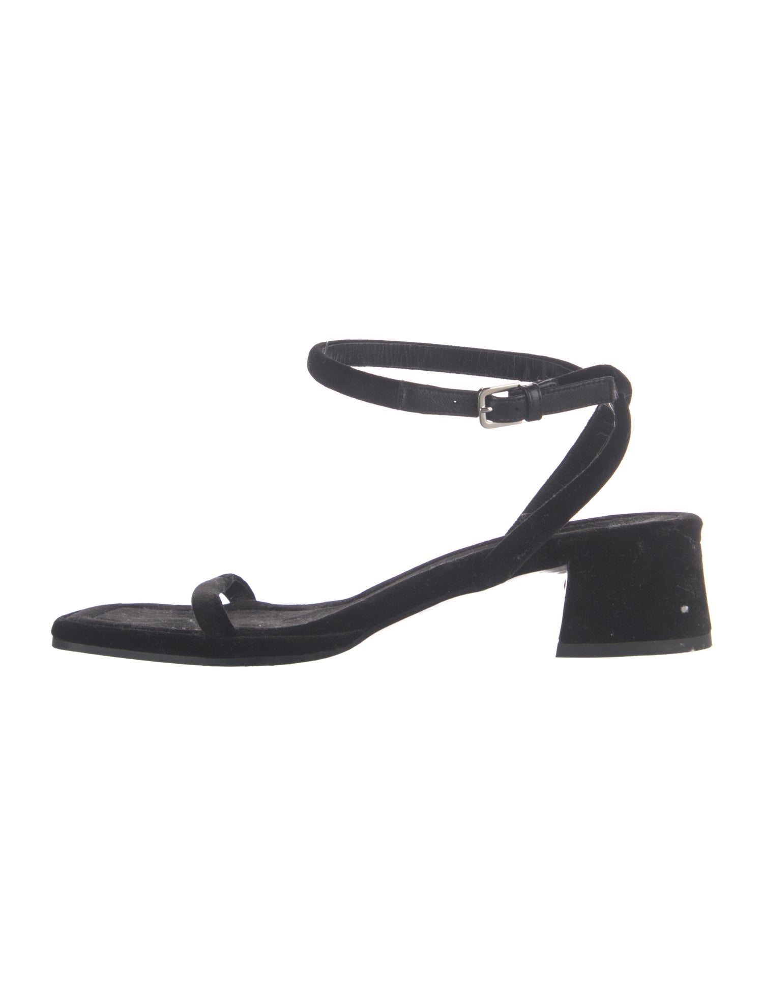 The Row Velvet Sandals