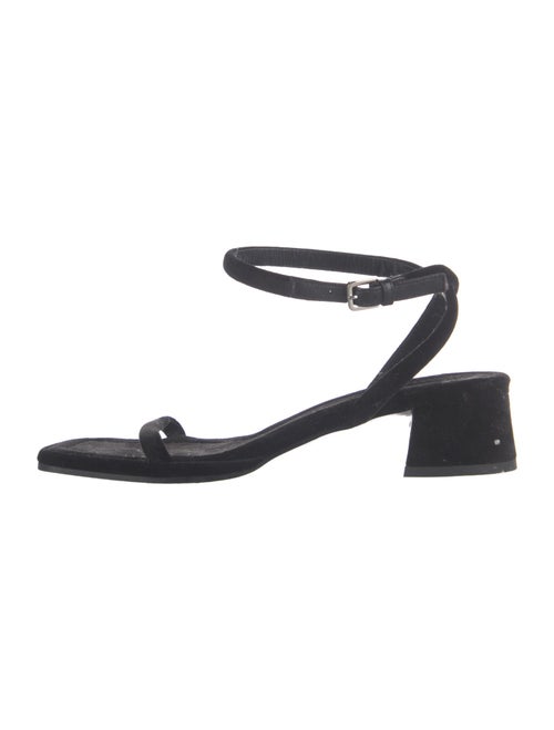 The Row Velvet Sandals