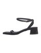 The Row Velvet Sandals