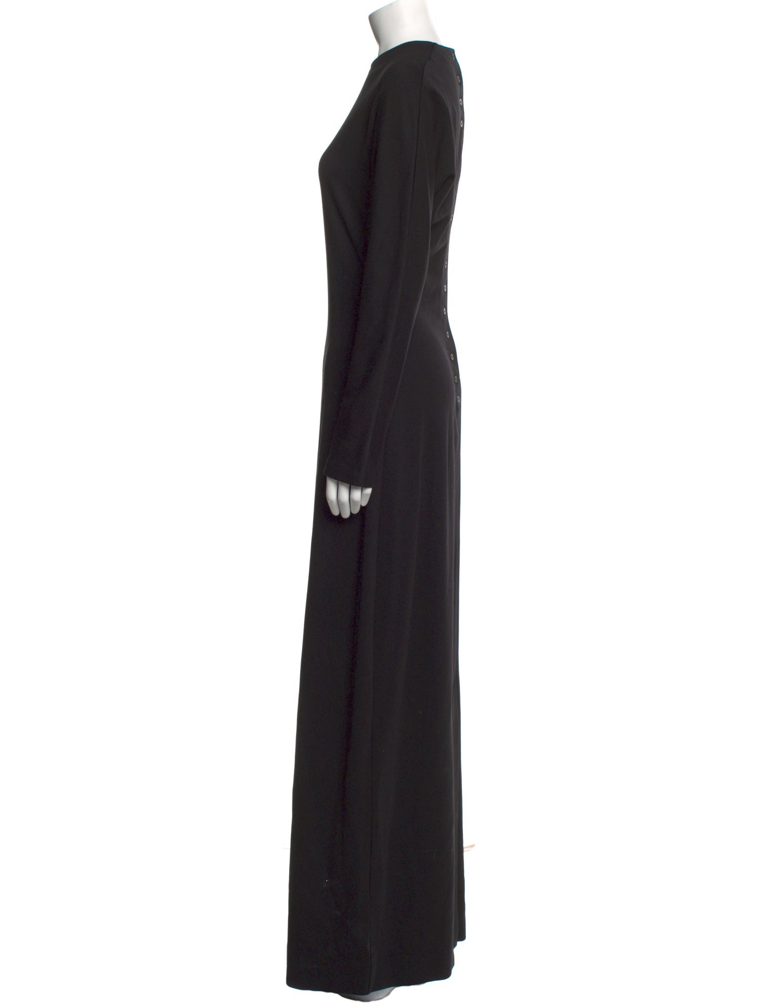 The Row Mock Neck Long Dress