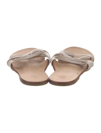 The Row Cannes Leather Slides