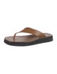 The Row Leather Flip Flops