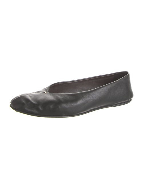 The Row Eva Leather Flats