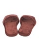 The Row Velvet Slides