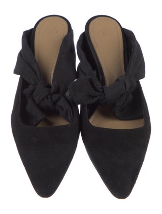 The Row Suede Mules